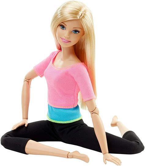 barbie made to move doll pink|barbie dolls with bendable joints.